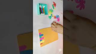 Holi card making #SHORTS 2022 #youtubeshorts