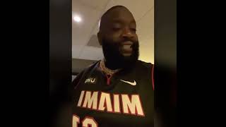 RICK ROSS TRIED TO USE THE BATHROOM AT MIAMI HEAT ARENA #shorts