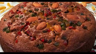 Eggless Plum Cake recipe in telugu