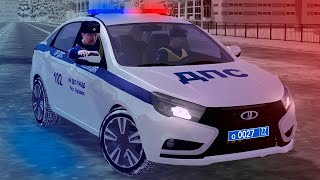 👮 ПОГОНИ в ПАТРУЛЕ с НАПАРНИКОМ в ДПС ГИБДД на AMAZING RP в GTA CRMP