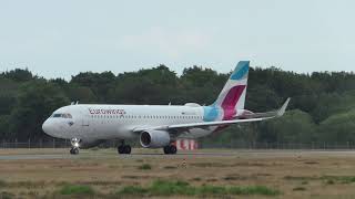 BIRDS ON THE RUNWAY! First takeoff of Eurowings at FMO after Covid-19! | Luca Aviation2019