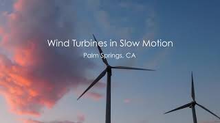 Wind Turbines in Slow Motion (DJI Pocket 2 - slow motion 1080p 8x)