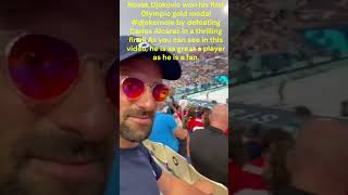 Novak Djokovic is a fan in Paris #djokernole #novakdjokovic #tennis