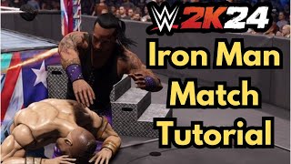 WWE 2K24 - How To Change Iron Man Match Length