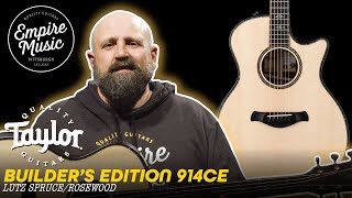 Taylor Builder's Edition 914ce (Lutz Spruce/Rosewood) - EMPIRE MUSIC