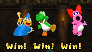 Mario Party 9 - Kamek vs Yoshi vs Birdo vs Shy Guy Master Difficulty| Cartoons Mee