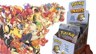 Pokémon Action! Обзор пакетиков с наклейками прямиком из 1999 года !!! /Hobby Kolosa