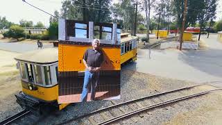 Southern California Railway Museum; pop pop update, Grizzly Flats Railroad. speeder cars