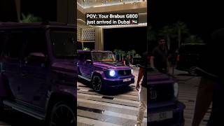 POV: Your Brabus G800 just arrived in Dubai 🇦🇪