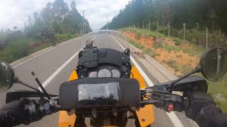 Cuesta Quintay de SUBIDA en moto (KLR650). En ruta f-800, que une Ruta 68 con Quintay.19 Sept 2023