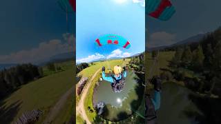 Ass to the grass - Speedflying Kronplatz - landing at landing site 2 #shorts