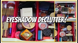 EYESHADOW DECLUTTER 2019 (Makeup Declutter Series)