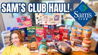 SAM'S CLUB GROCERY HAUL FOR MY FAMILY OF 4 WITH PRICES! PARTY FOOD, SNACKS & MEALS