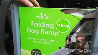 Aldi dog ramp .