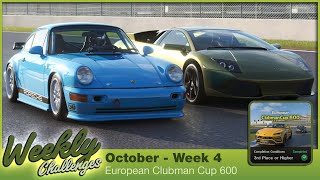 European Clubman Cup 600 I Weekly Challenges I October - Week 4 I Gran Turismo 7