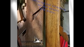 Restoring wooden moulding and bench planes.