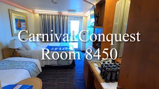 Carnival Conquest Room 8450 tour