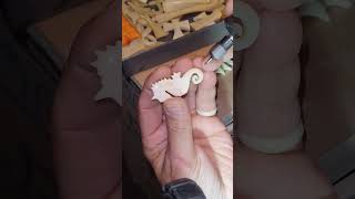 carving bone pendants, I call this one grampy I'm hungry 😜