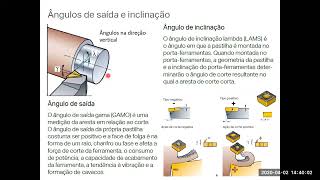 PROCESSOS DE FABRICAÇÃO - USINAGEM - TORNEAMENTO 1