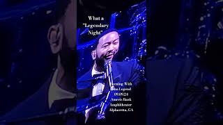 A "Legendary"  Night with John Legend #johnlegend #livemusic #atlanta #singer #amerisbank #concert