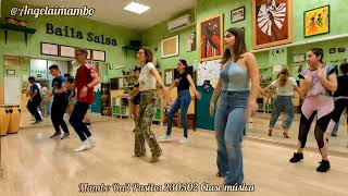 Clases de Mambo On2 Pasitos @aimambo 230502 @angelaimambo @salsa