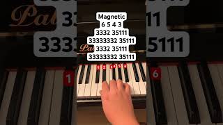 Magnetic // follow my instagram: jessnotes123 #piano #pianotutorial #pianomusic #illit #kpop