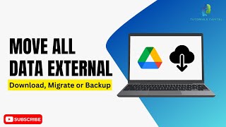 How to Move Google Drive to EXTERNAL Hard Drive 2024 - Download, Migrate or Backup All Data