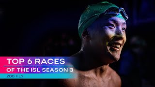 TOP 6 200m Butterfly Races | ISL SEASON 3