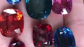 Some of the world's finest Sapphire Ruby Emerald Garnet and Tourmalines