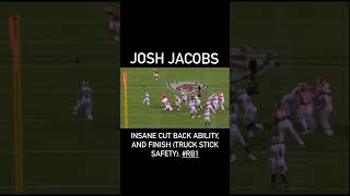 Josh Jacobs: Cutback & Finish (Full Breakdown On YT Channel. @NFL @raiders @raiders