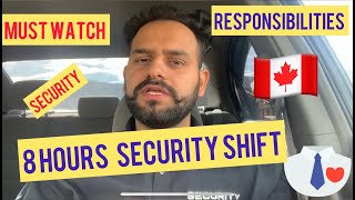 What I do at Security Shift EXPLAINED #securityjobs  #securityguard #punjabivlogs