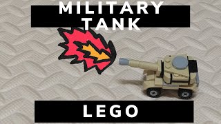 Assemble Military Tank Lego