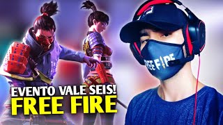 🚩AO VIVO | NOVAS SKINS DO MAIS NOVO EVENTO DO FREE FIRE! LIVE⚡