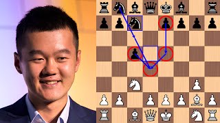 Ding Liren defeats Kosteniuk with the English