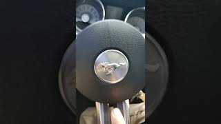 Center crease in 2012 Mustang steering wheel