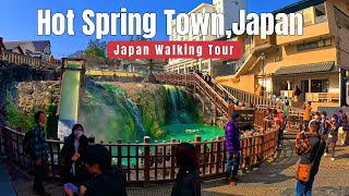 Hot spring Onsen Town,Japan Walking Tour -4K JAPAN- Kusatsu,Gunma