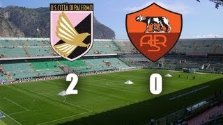 [HD] Palermo-Roma 2-0 Highlights Serie A G.30