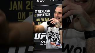 Sean Strickland CALLS OUT Reporter #shorts #ufc #seanstrickland