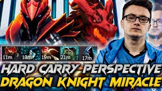 Crazy Play Miracle Dragon Knight The Hard Carry - Dota 2 Pro Full Gameplay Patch 7.37D #miracle