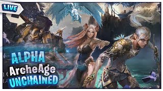 🔴ArcheAge Unchained  | Wir schauen in die Alpha und failen xD ! mit Deluara