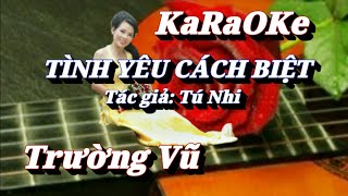 Karaoke Tình Yêu Cách Biệt _ Trường Vũ