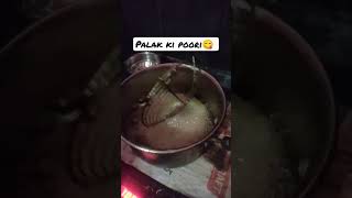 palak poori preparation | पालक poori recipe ♥️