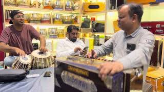 Dil Mein ik Lehar Si Live Cover Song on JAMUNA Harmonium by Shibu ji at Chandigarh