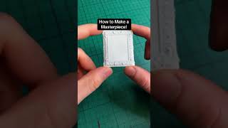 A tiny how to video for making miniature masterpieces… You’re welcome #miniature #shorts #art #howto