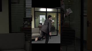 Michael Scott's Hilarious Running Man Dance #michaelscott #theofficeus #comedy