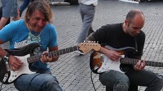 Rome Street Musicians - Sultans Of Swing (by Dire Straits), Piazza Navona, Rome, Italy, May 10, 2015