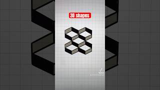 3D shapes #howtodraw #art #drawing #subscribe #trending #ipad #viral #3d #illusion #artist