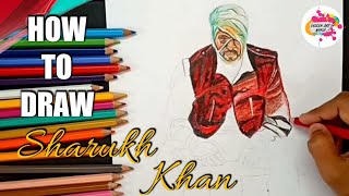 Drawing Sharukh khan | sharukh khan drawing step by step | New Movie SRK | #sharukhkhan #SRK #art