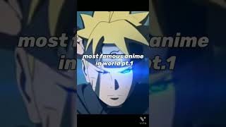 Most famous anime in the world pt.1|| #short #anime