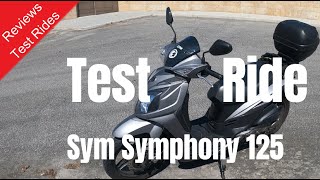 Moto TEST RIDE  - Scooter SYM Symphony 125 TESTE